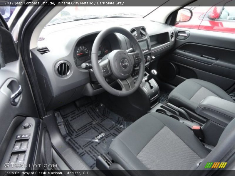 Mineral Gray Metallic / Dark Slate Gray 2012 Jeep Compass Latitude