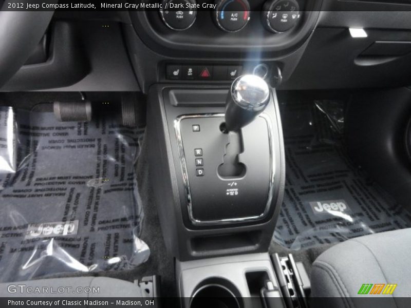 Mineral Gray Metallic / Dark Slate Gray 2012 Jeep Compass Latitude