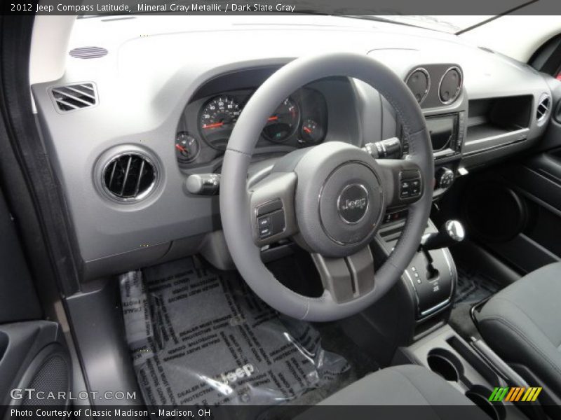 Mineral Gray Metallic / Dark Slate Gray 2012 Jeep Compass Latitude