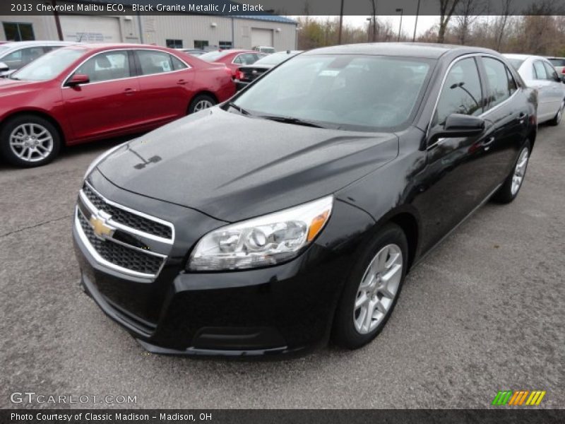 Black Granite Metallic / Jet Black 2013 Chevrolet Malibu ECO