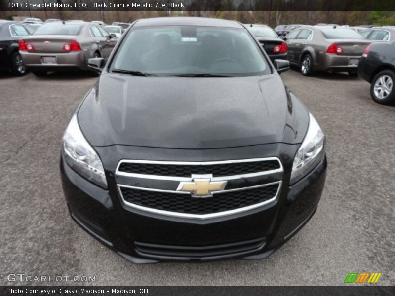 Black Granite Metallic / Jet Black 2013 Chevrolet Malibu ECO