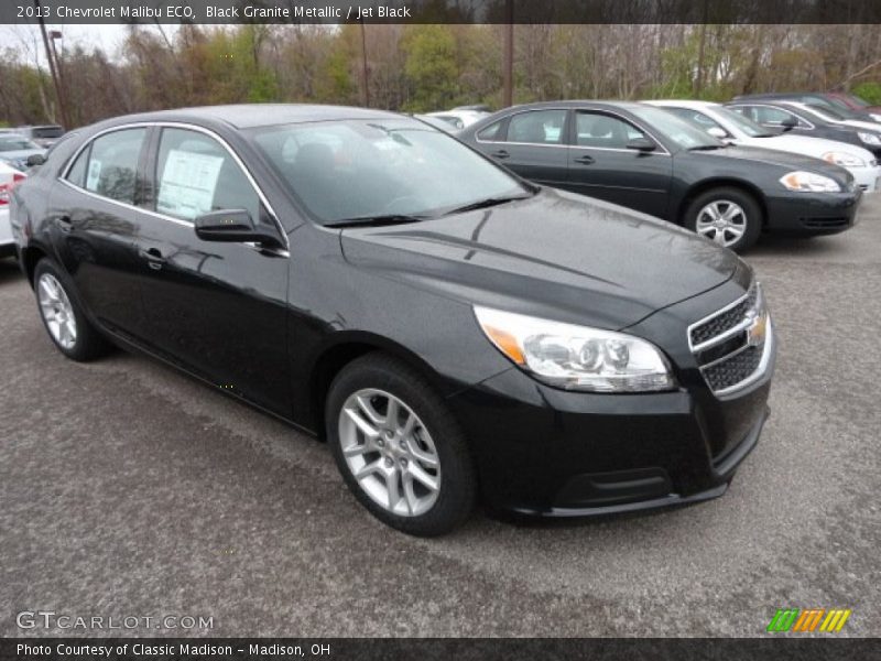 Black Granite Metallic / Jet Black 2013 Chevrolet Malibu ECO