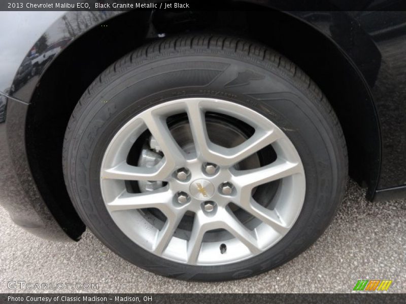 Black Granite Metallic / Jet Black 2013 Chevrolet Malibu ECO