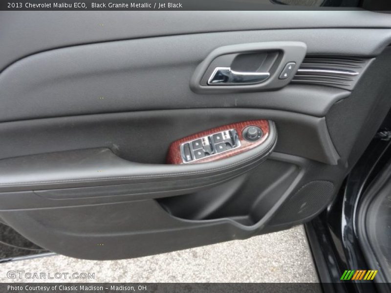 Black Granite Metallic / Jet Black 2013 Chevrolet Malibu ECO