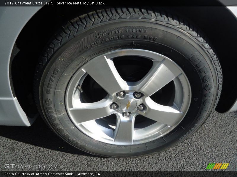 Silver Ice Metallic / Jet Black 2012 Chevrolet Cruze LT/RS