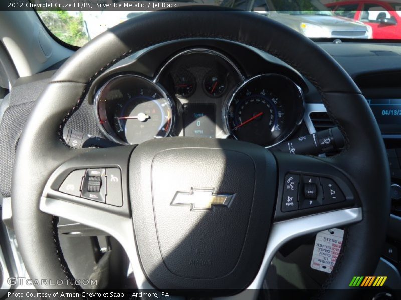 Silver Ice Metallic / Jet Black 2012 Chevrolet Cruze LT/RS