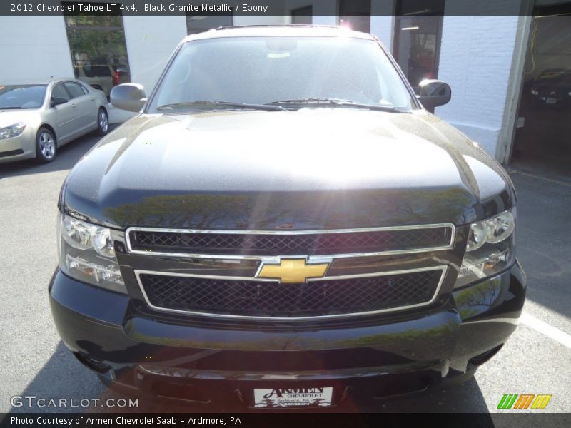 Black Granite Metallic / Ebony 2012 Chevrolet Tahoe LT 4x4