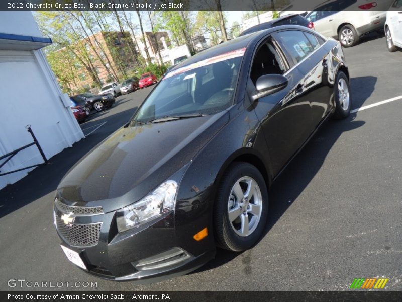 Black Granite Metallic / Jet Black 2012 Chevrolet Cruze Eco