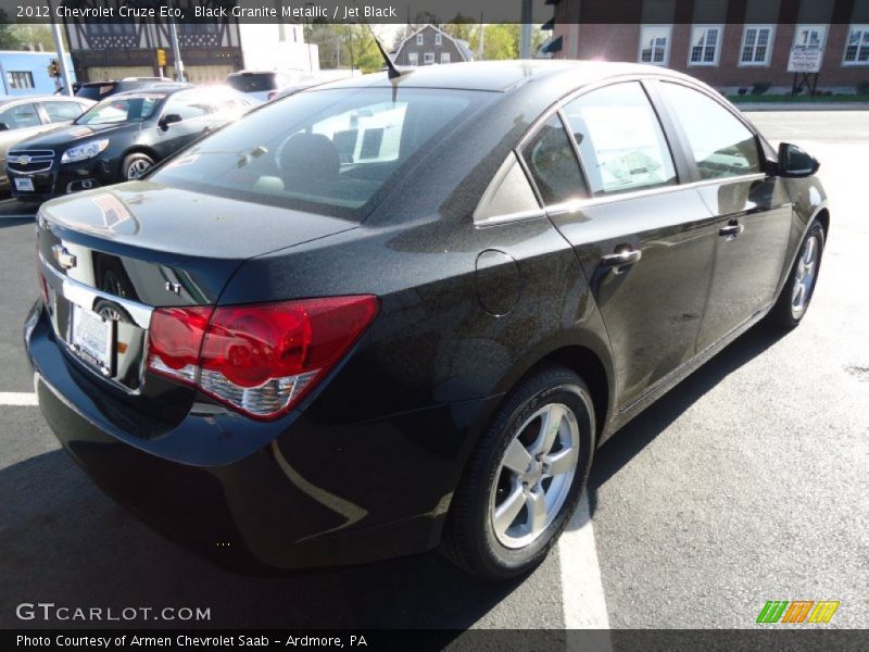Black Granite Metallic / Jet Black 2012 Chevrolet Cruze Eco