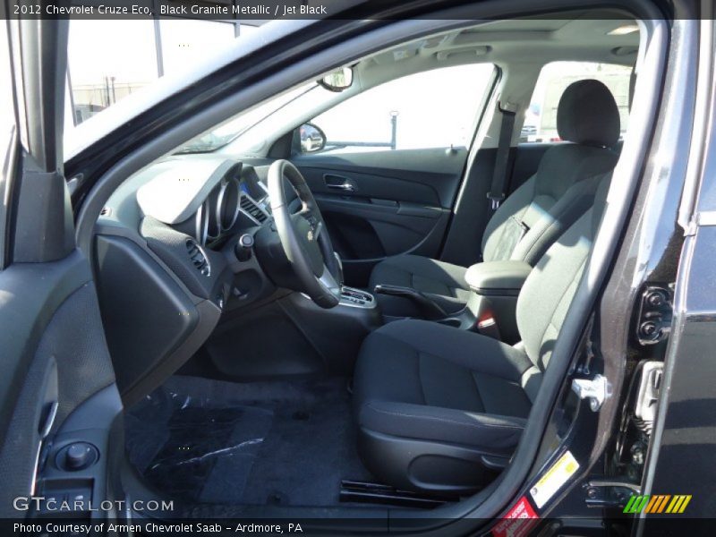 Black Granite Metallic / Jet Black 2012 Chevrolet Cruze Eco