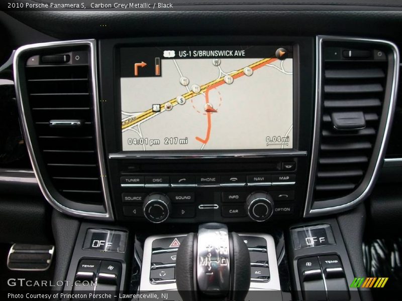 Navigation of 2010 Panamera S