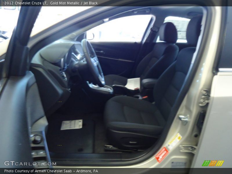 Gold Mist Metallic / Jet Black 2012 Chevrolet Cruze LT
