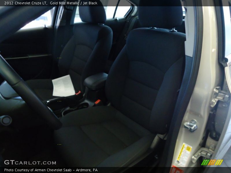 Gold Mist Metallic / Jet Black 2012 Chevrolet Cruze LT