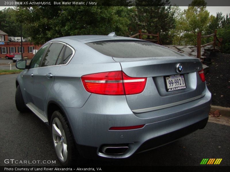 Blue Water Metallic / Ivory 2010 BMW X6 ActiveHybrid