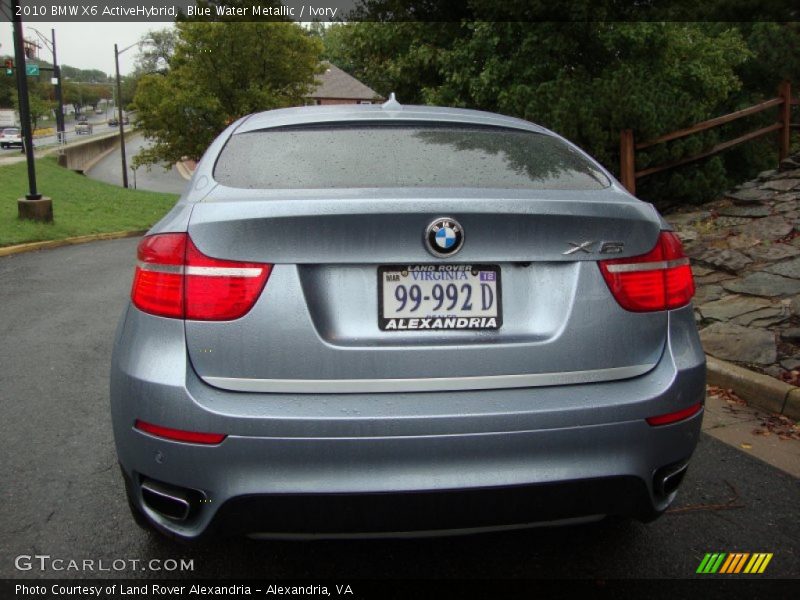 Blue Water Metallic / Ivory 2010 BMW X6 ActiveHybrid