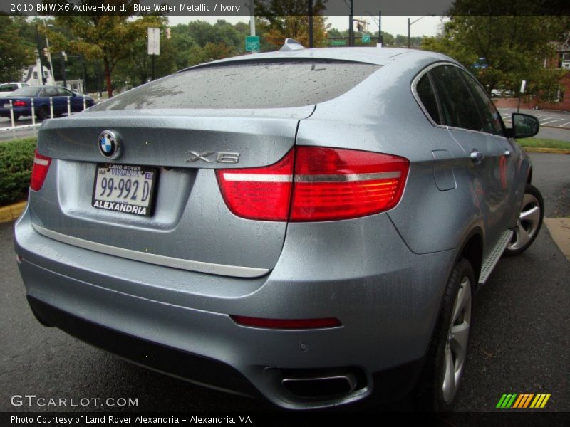 Blue Water Metallic / Ivory 2010 BMW X6 ActiveHybrid