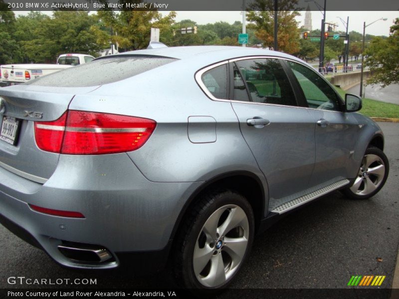 Blue Water Metallic / Ivory 2010 BMW X6 ActiveHybrid