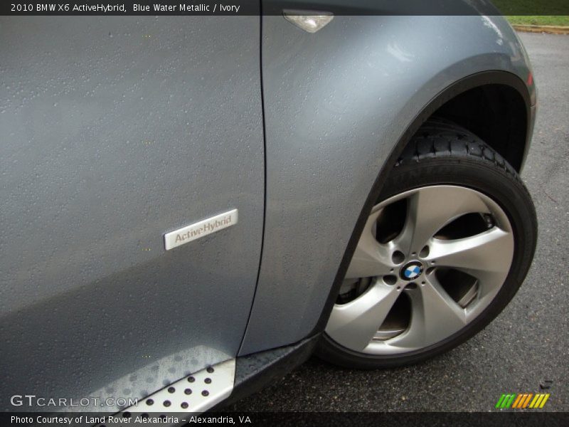 Blue Water Metallic / Ivory 2010 BMW X6 ActiveHybrid