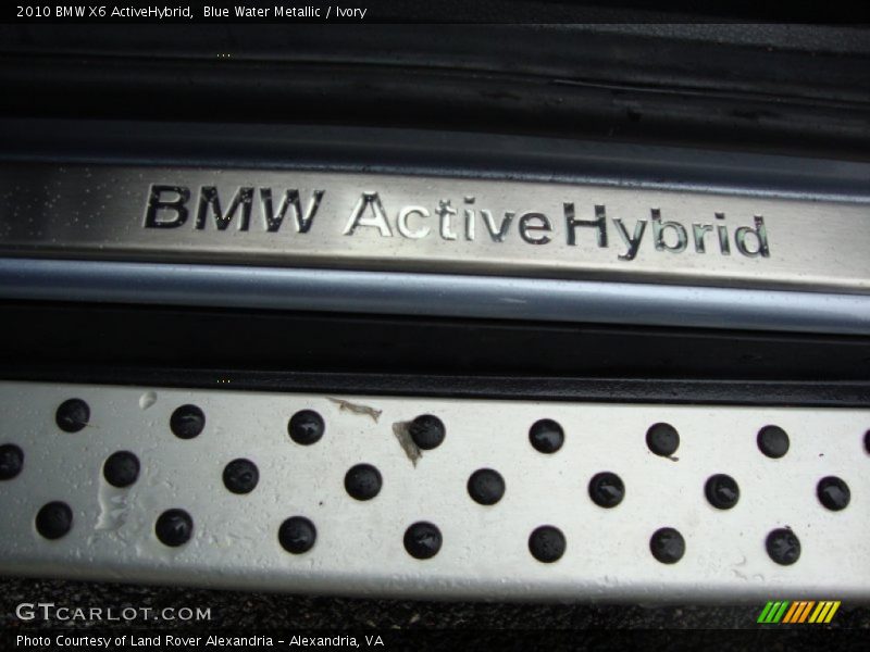 Blue Water Metallic / Ivory 2010 BMW X6 ActiveHybrid