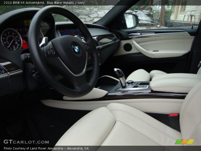  2010 X6 ActiveHybrid Ivory Interior