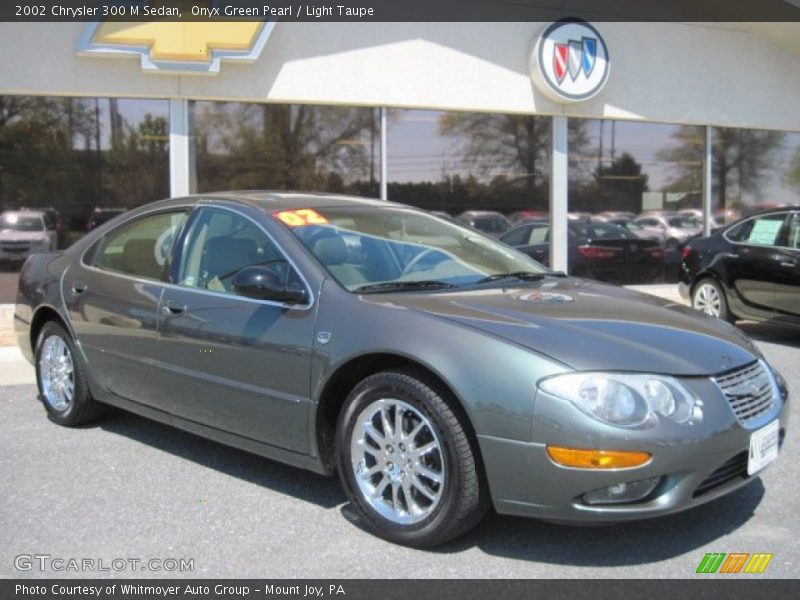 Onyx Green Pearl / Light Taupe 2002 Chrysler 300 M Sedan