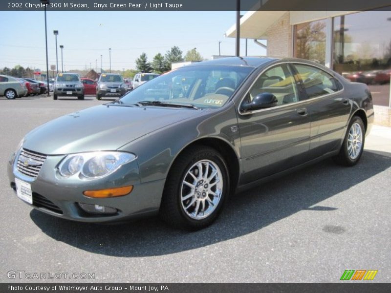 Onyx Green Pearl / Light Taupe 2002 Chrysler 300 M Sedan
