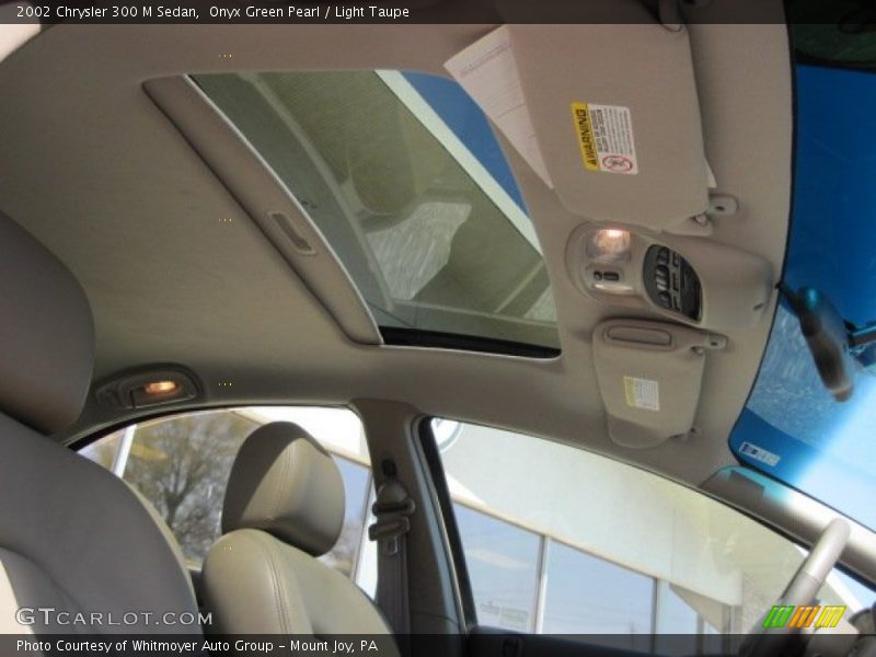 Onyx Green Pearl / Light Taupe 2002 Chrysler 300 M Sedan