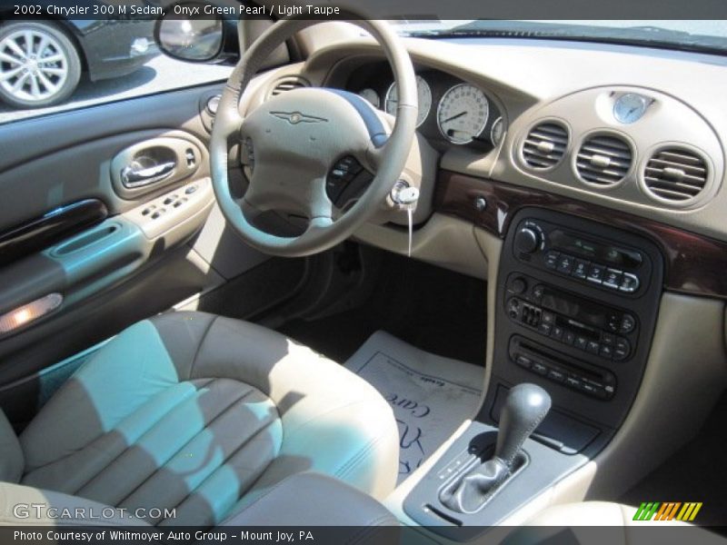 Onyx Green Pearl / Light Taupe 2002 Chrysler 300 M Sedan