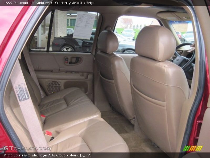 Cranberry Metallic / Beige 1999 Oldsmobile Bravada AWD
