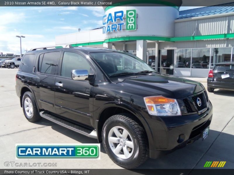 Galaxy Black Metallic / Charcoal 2010 Nissan Armada SE 4WD