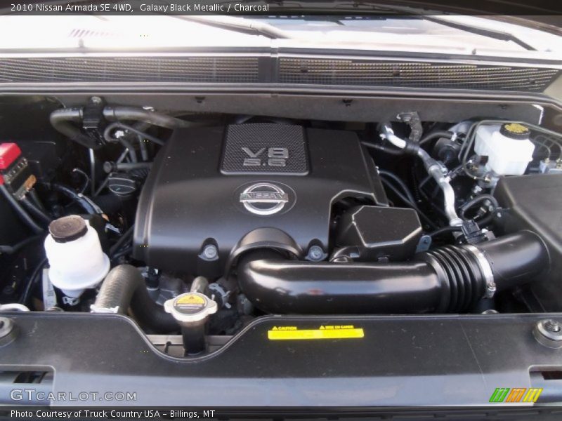 Galaxy Black Metallic / Charcoal 2010 Nissan Armada SE 4WD