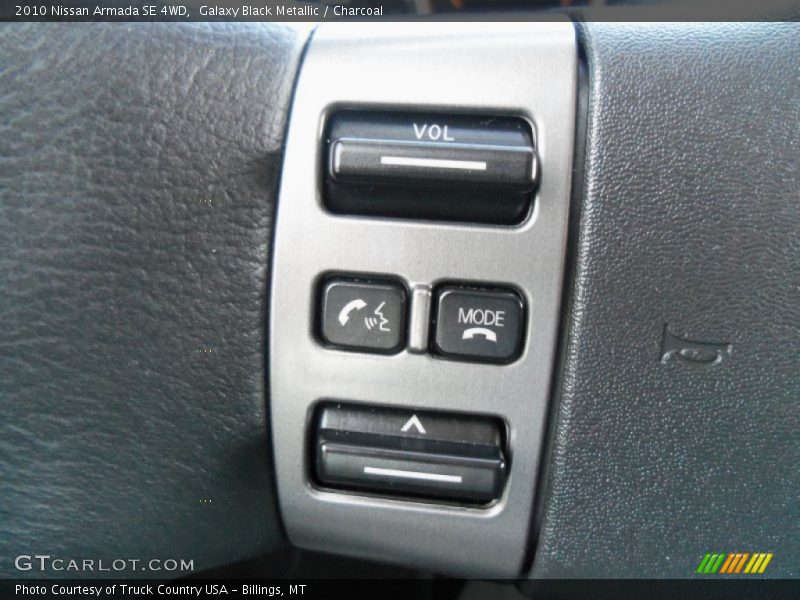 Galaxy Black Metallic / Charcoal 2010 Nissan Armada SE 4WD