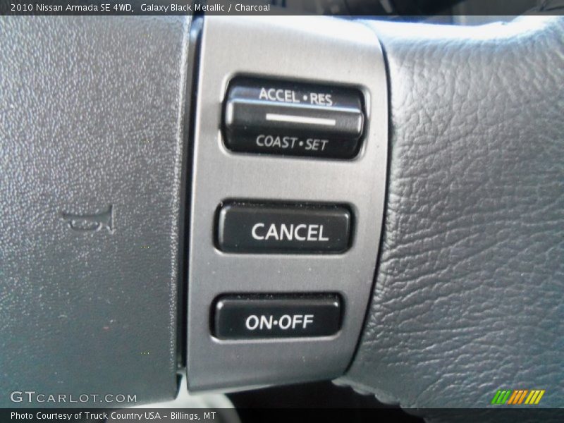 Galaxy Black Metallic / Charcoal 2010 Nissan Armada SE 4WD