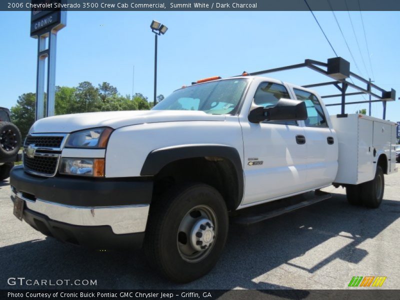 Summit White / Dark Charcoal 2006 Chevrolet Silverado 3500 Crew Cab Commercial