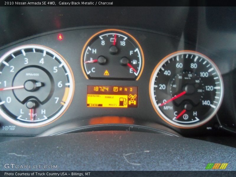 Galaxy Black Metallic / Charcoal 2010 Nissan Armada SE 4WD