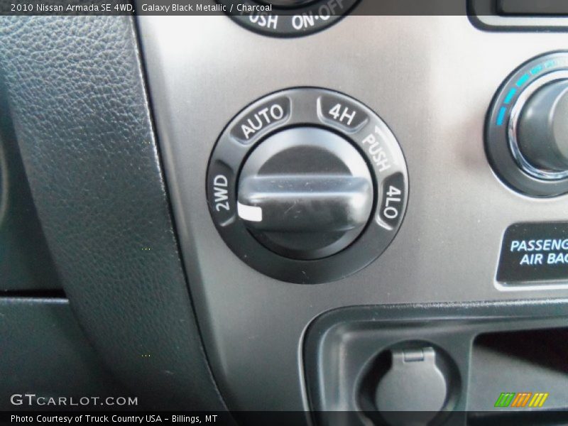 Galaxy Black Metallic / Charcoal 2010 Nissan Armada SE 4WD