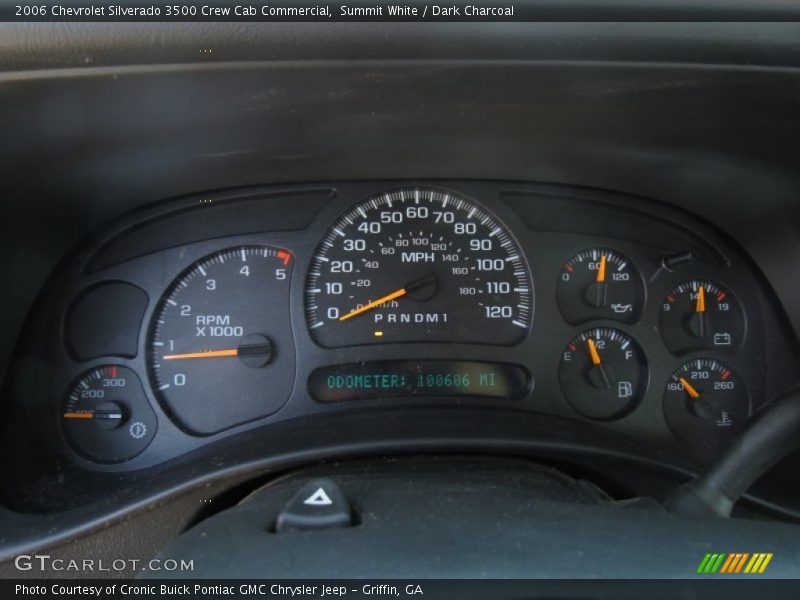 Summit White / Dark Charcoal 2006 Chevrolet Silverado 3500 Crew Cab Commercial