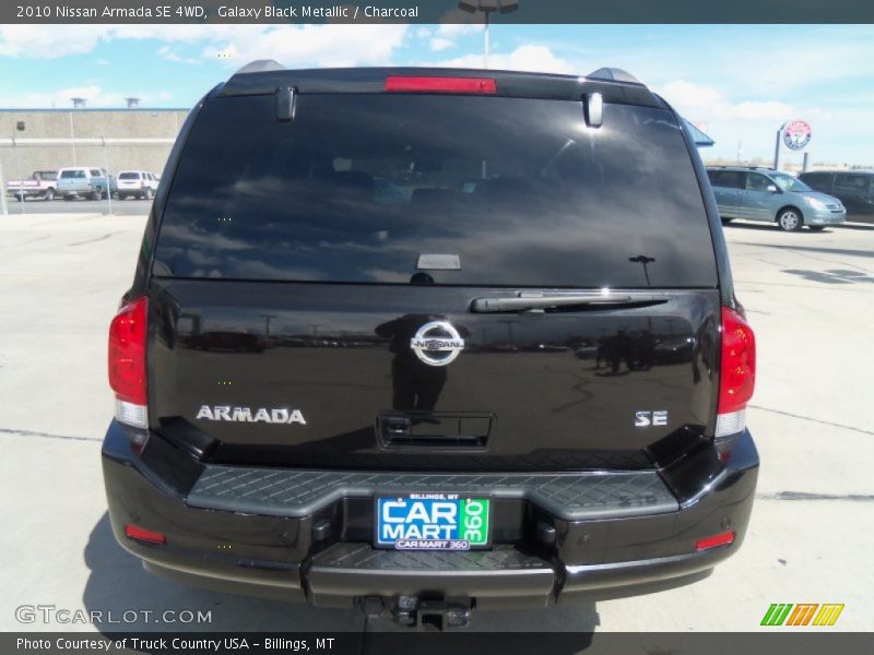 Galaxy Black Metallic / Charcoal 2010 Nissan Armada SE 4WD