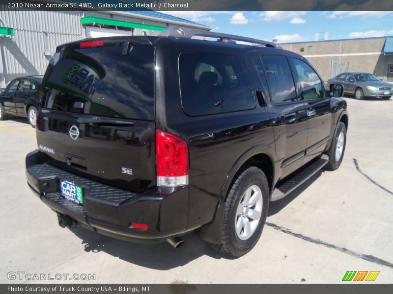 Galaxy Black Metallic / Charcoal 2010 Nissan Armada SE 4WD