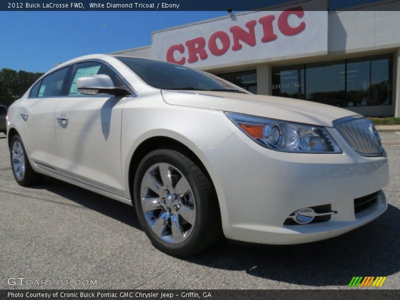 White Diamond Tricoat / Ebony 2012 Buick LaCrosse FWD