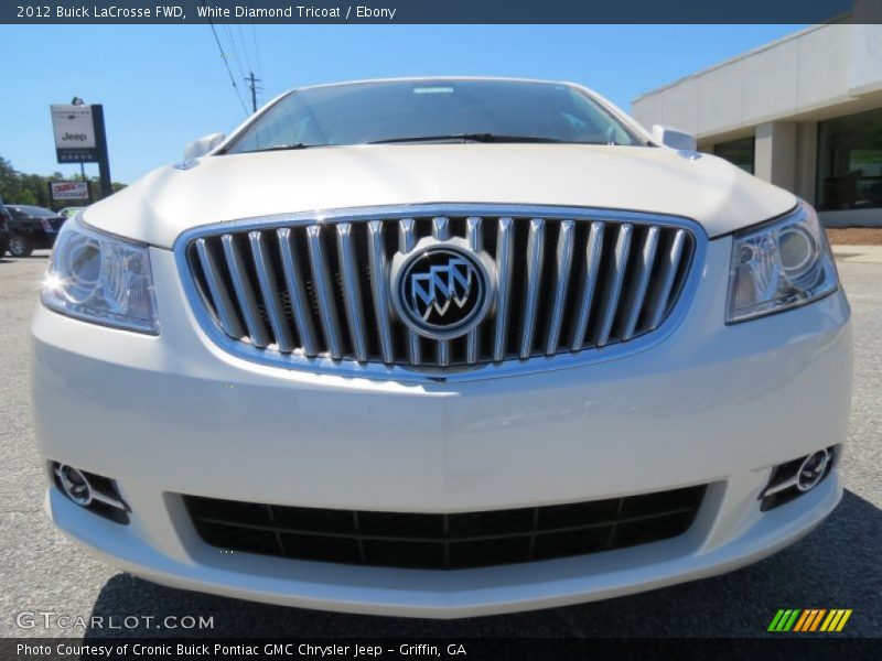White Diamond Tricoat / Ebony 2012 Buick LaCrosse FWD