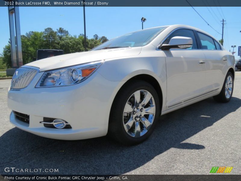 White Diamond Tricoat / Ebony 2012 Buick LaCrosse FWD