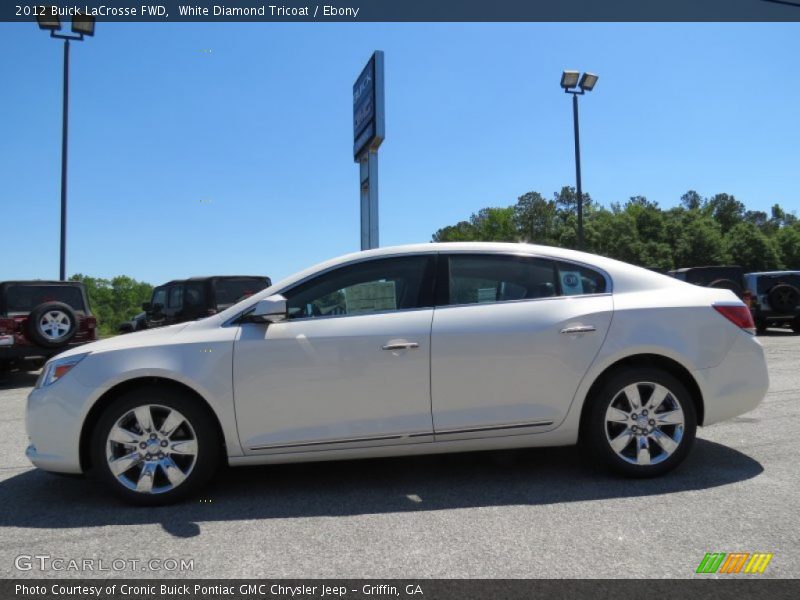 White Diamond Tricoat / Ebony 2012 Buick LaCrosse FWD