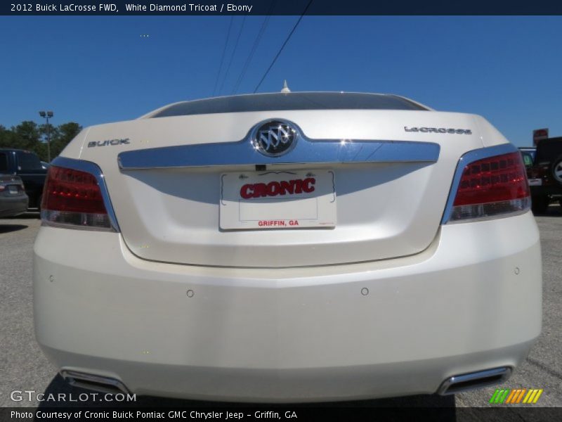 White Diamond Tricoat / Ebony 2012 Buick LaCrosse FWD