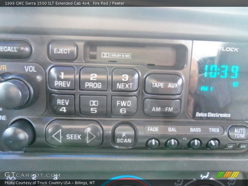 Fire Red / Pewter 1999 GMC Sierra 1500 SLT Extended Cab 4x4