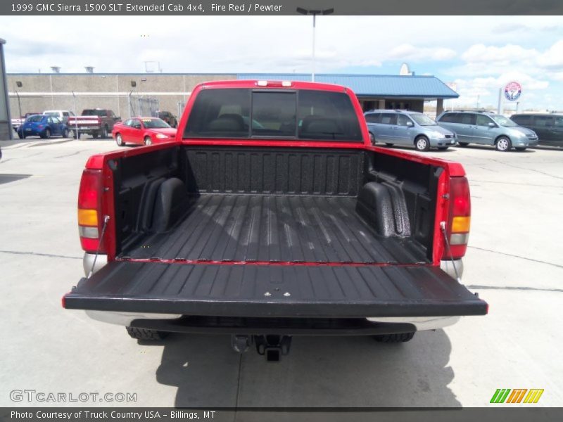 Fire Red / Pewter 1999 GMC Sierra 1500 SLT Extended Cab 4x4