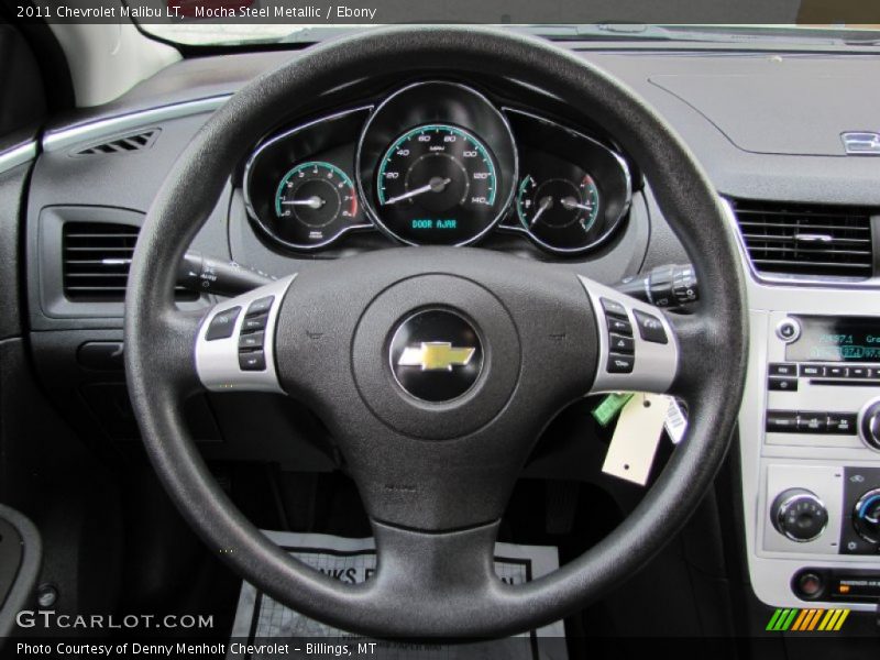 Mocha Steel Metallic / Ebony 2011 Chevrolet Malibu LT