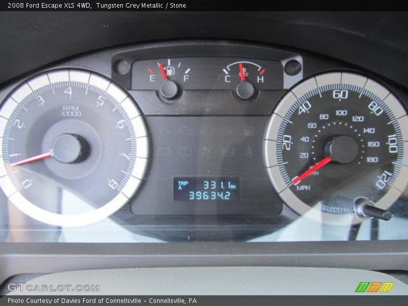 Tungsten Grey Metallic / Stone 2008 Ford Escape XLS 4WD