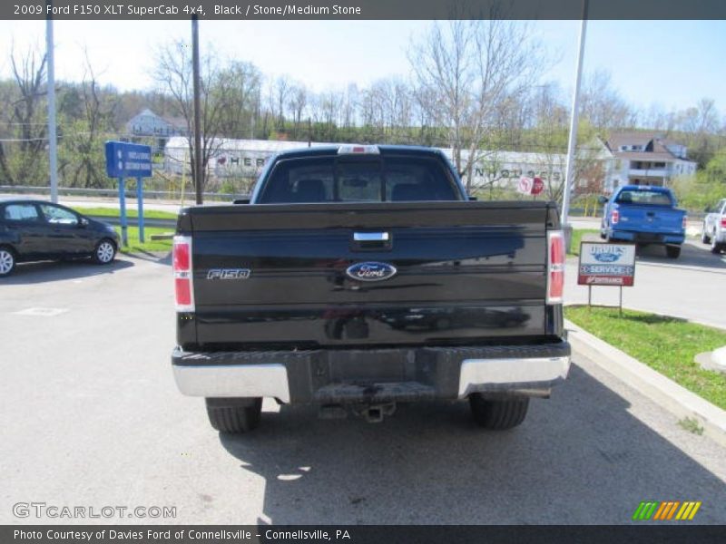Black / Stone/Medium Stone 2009 Ford F150 XLT SuperCab 4x4