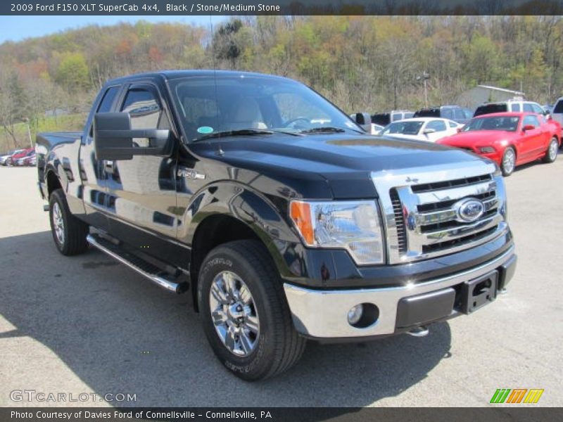 Black / Stone/Medium Stone 2009 Ford F150 XLT SuperCab 4x4